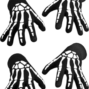 CROSSFINGERS Skeleton Gloves 2 Pairs