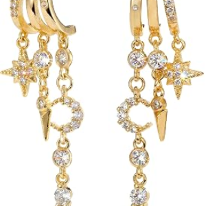 MUMREUES Gold Earrings for Women
