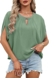 ANGASHION Short Sleeve Top