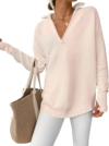 ANRABESS Womens Zip Sweater