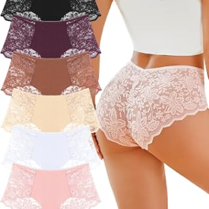ALL OF ME Women Sexy Underwear 6 Pack