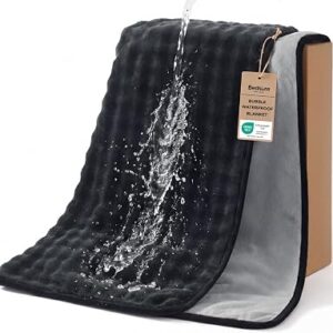 Bedsure Bubble Waterproof Reversible Blanket