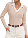 GRACE KARIN Long Sleeve Polo Shirts