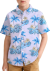 RIOOFINX Boys Hawaiian Shirt