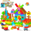 116 PCS Magnetic Blocks Set, 1″ Magnet Building Blocks with Toy Eyes and Storage Bag for Kids Gifts, STEM Educational Preschool Sensory Toys for Toddlers Boys Girls Ages 3 4 5 6 7 8 + (Bright Color)