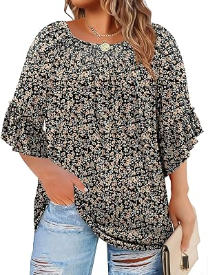 WIHOLL Plus Size Tops