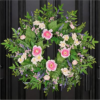 VERAFOLI 24 Inch Summer Flower Wreath