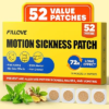 FILLOVE 52Ct Motion Sickness Patches Non-Drowsy