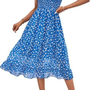 BTFBM Womens Midi Dresses