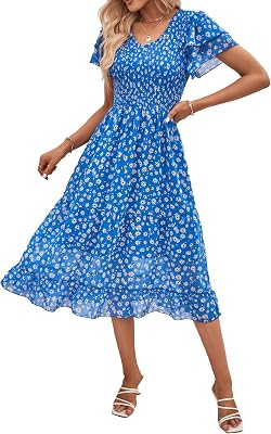 BTFBM Womens Midi Dresses