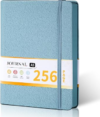 CAGIE Textured Hardcover Lined Journal for Women and Men, A5 Leather Journal Notebook with 256 Pages, 100GSM Paper – College Ruled Journaling Notebook for Writing, Work, School, Daily Diary
