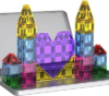 SKTMYY 78Pcs Travel Magnetic Tiles Set