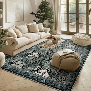 BAKSHAM Washable Area Rugs