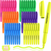 Qicewinly 48 Count Highlighters Bulk – 6 Assorted Bright Colors, Chisel Tip, No Bleed & Quick Dry, Ideal for Note Taking, Studying, School, Office, Student & Teacher Supplies