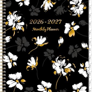 2026-2027 Monthly Planner – Planner 2026-2027 from Jul. 2026 – Dec. 2027, Monthly Calendar with Tabs, Inner Pocket, 8.5″ x 11″