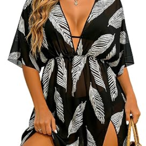 RIOOFINX Womens Swimsuit Cover Up Dress
