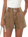 NITZANA Womens Denim Shorts
