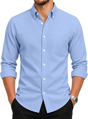 GIANZEN Men's Oxford Dress Shirts