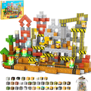 300PCS Magnetic Building Cubes & Blocks Construction Set for Kids