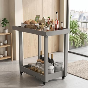 GAOMON 2-Shelf Outdoor Grill Cart