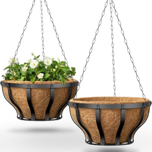 VOXOR Metal Hanging Baskets for Plants