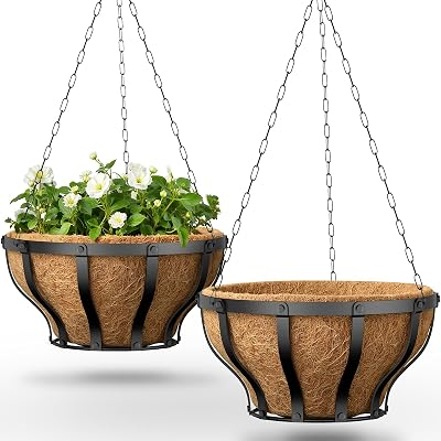 VOXOR Metal Hanging Baskets for Plants