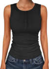 ANRABESS High Neck Tank Top