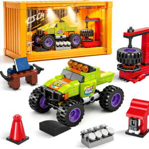 Technic Monster Truck Repair Station&Container Box Building Toys for Kids