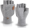 BODVERA Winter Knitted Fingerless Gloves