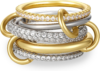 FIMHUT Gold Stackable Rings