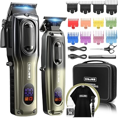 GINJEE Hair Clipper and Trimmer Kit