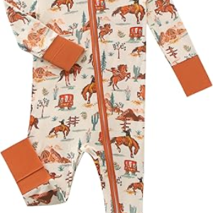 JOONBERRY Baby Bamboo Viscose Long Sleeve Romper