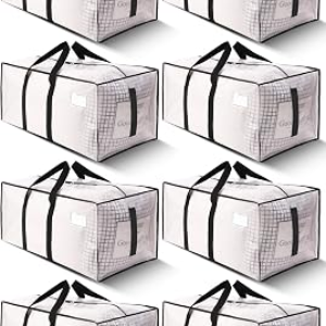 HOMESURE 8 Pack Large Strong Moving Bags