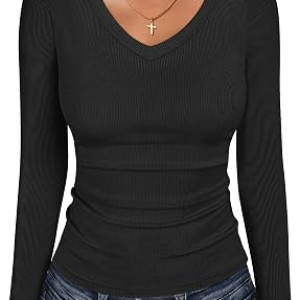 ANRABESS Womens Long Sleeve Shirts