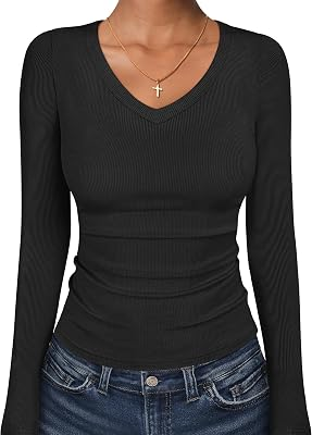 ANRABESS Womens Long Sleeve Shirts