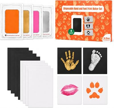 OUKANG 4-Pack Baby Hand and Footprint Kit