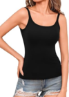 TOTATUIT Women Camisole Ribbed Square Neck Tank Top
