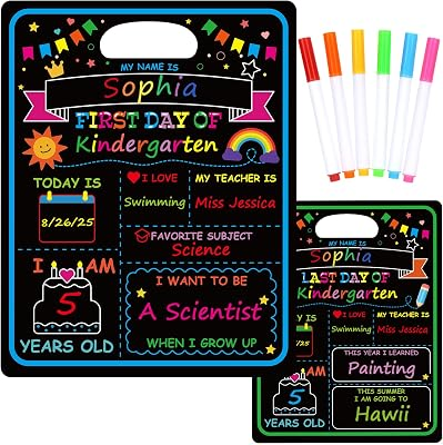 MERGUEZ First Day of School Sign Board