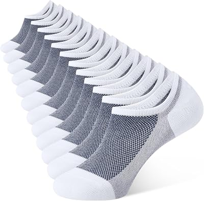 CLOSEMATE 6/8 Pairs Mens No Show Socks