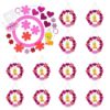 8 3/4" x 9" Looney Tunes Tweety Valentine Foam Wreath Craft Kit - Makes 12