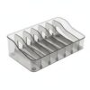 8.3 x 5.1 Inch Spice Rack Organizer, Compact PET Plastic Countertop Storage Stand for Kitchen Cabinet and Pantry Shelf Organization (1 Piece)