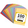 8.5"x 11" Color Paper,10-Color Assortment, 70 gsm Paper,the Printer Paper for Printing, DIY Crafts, Party Decorations, 100 Sheets