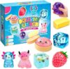8 in 1 Squishy Pack Squeeze Fun Box 8 Piece Mystery Box, Squishy Blind Box,Stress Balls for Adults Creative Slow-Return Gift