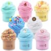 8 Pack Butter Slime Kit for Girls,Party Favors Stretchy and Non-Sticky, Stress Relief Toy for Boys,Soft DIY Slime for Kids