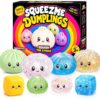 8 Pack Glitter Squishy Dumpling Toy - Dumpling Squishy Mystery Box - Crazy Fun Fidget Stress Relief Sensory Toys - Prefect for Party Favors,Birthday Gifts,Desk Toy for Kids,Girls,Boys