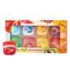 8 Packs Fruit Flavor Mini Lip Balm Set,8 Kinds Of Fruit Flavored Lip Masks,Suitable For Dry Skin,Smooth Lip Lines, Moisturize Lipstick, And Long-Lasting Moisturizing,Mini Lipstick Combination