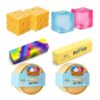 8 Pack Squishy Food Fidget Toys Dumpling Butter Cheese Ice Cube Set