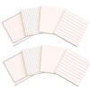 8 Packs White Sticky Notes, 3 x 3 Inches Adhesive Self-Stick Notes in Eye Protection Paper, Multiple Designs of Memo Pads for Reminders, Office, Home, School, Meeting, 80 Sheets/Pad