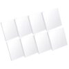8Pcs Silicone Gel Printing Pad Multipurpose Scrapbooking Pressing Plate for Journaling Card Making and Art Project Art Printmaking Equipment