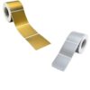 8 Rolls Waterproof Gold Self-Adhesive Labels for Barcode Printing Thermal Transfer Resin Ribbon